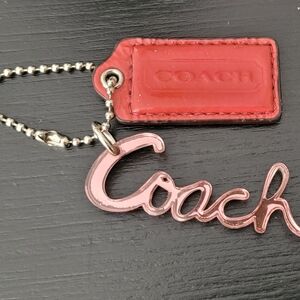 Coach Pink Hang Tag Set